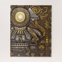 アステカ芸術の豊か鮮やかさ