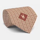 アステカ茶インスパイアと砂の模様 ネクタイ (ロール)