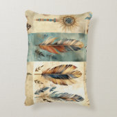 アステカ薬用羽毛スティック アクセントクッション (裏面(縦))