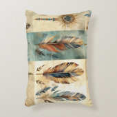 アステカ薬用羽毛スティック アクセントクッション (正面(垂直))