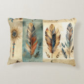 アステカ薬用羽毛スティック アクセントクッション (裏面)