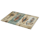 アステカ薬用羽毛スティック カッティングボード (角)