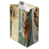 アステカ薬用羽毛スティック ミディアムペーパーバッグ (裏面アングル)