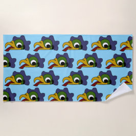 アステカ鳥 ビーチタオル