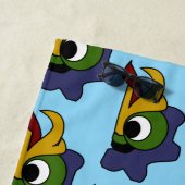 アステカ鳥 ビーチタオル (インサイチュ)