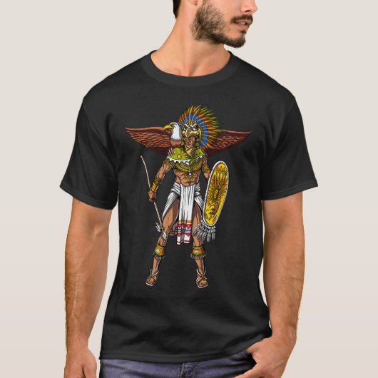 アステカ鷲戦士 Tシャツ (正面)
