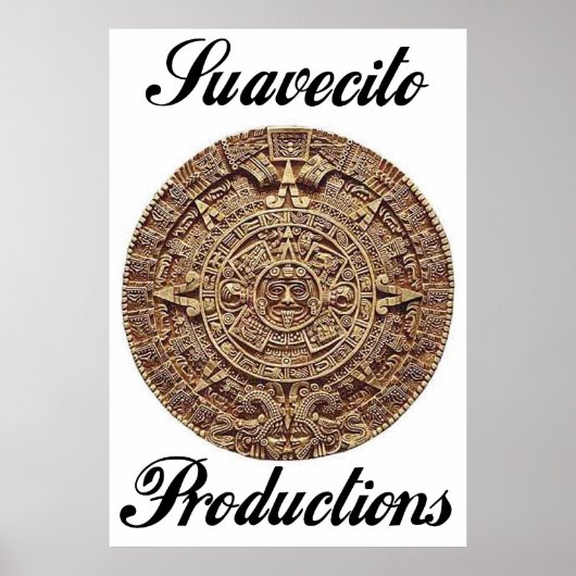 アステカ カレンダー ポスター (正面)