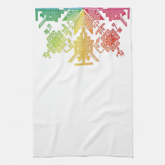 アステカ キッチンタオル (縦)