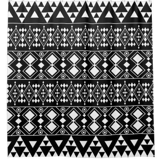 アステカ シャワーカーテン (正面)