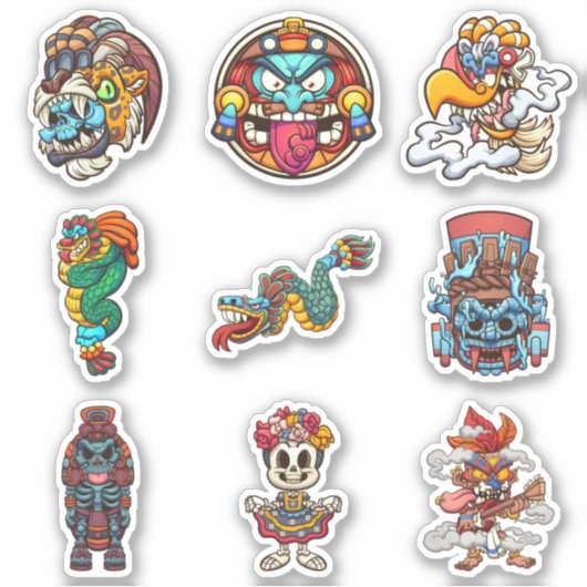 アステカ シール (正面)