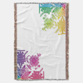 アステカ スローブランケット (正面縦)