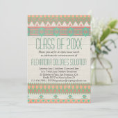 アステカ トライバル ネイティブ 卒業パーティー 発表 招待状 (スタンド正面)