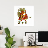 アステカ ポスター (ホームオフィス)