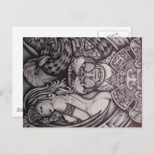 アステカ ポストカード (正面/裏面)