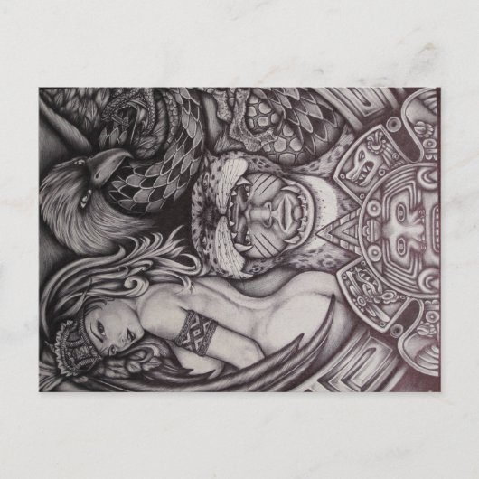 アステカ ポストカード (正面)