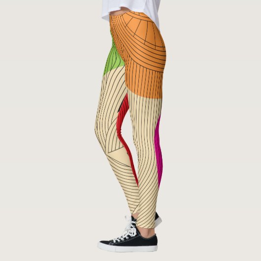 アステカ・マヤ レギンス (左)