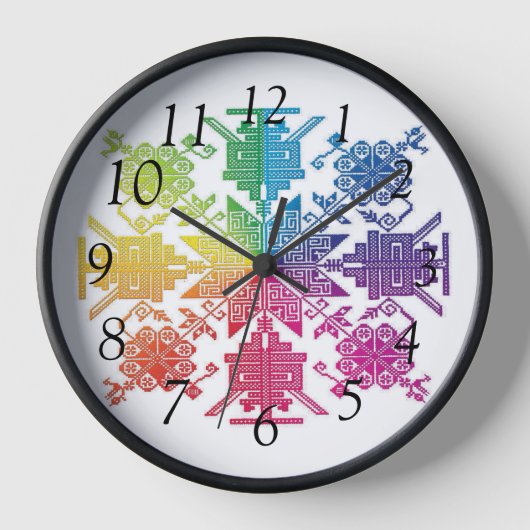 アステカ 壁時計 (正面)