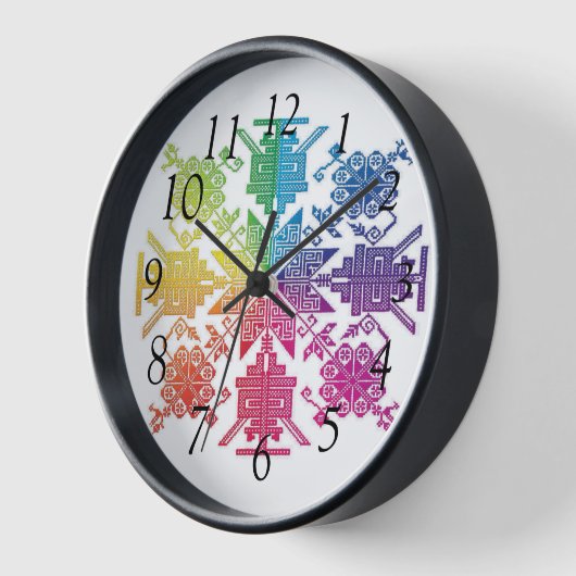 アステカ 壁時計 (傾斜)