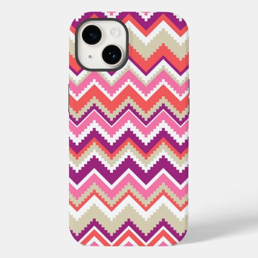 アステカChevron #1 @ VictoriaShaylee Case-Mate iPhoneケース (裏面)