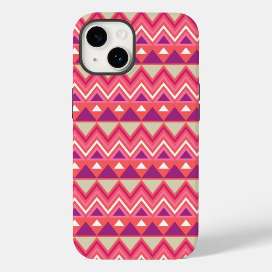 アステカChevron #2 @ VictoriaShaylee Case-Mate iPhoneケース (裏面)
