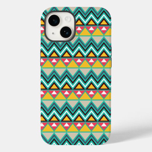 アステカChevron #6 @ VictoriaShaylee Case-Mate iPhoneケース (裏面)