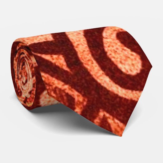 "アステカRedインスパイア"男子人気があるトレンディーネックタイ ネクタイ (ロール)