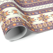 アステッカラフルク模様 ラッピングペーパー (ロールコーナー)