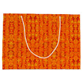アステックオレンジ抱き枕 ラージペーパーバッグ (裏面)
