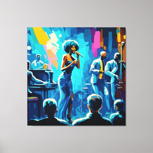 アステティック・ミュージック・ウォール・アート キャンバスプリント (正面)