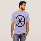アステリスク包囲記号 Tシャツ (正面フル)