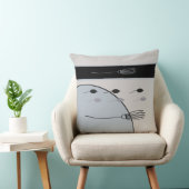 アステントーンジオメトリックフローラボー装飾用クッション クッション (椅子)