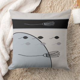 アステントーンジオメトリックフローラボー装飾用クッション クッション