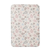 アスデ葉ィスググレートープ青ピンククリームレプトptn バスマット (正面縦)