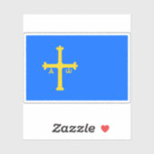 アストゥリアス国旗 シール (シート)