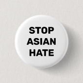 アストップジアの嫌い、白黒ボタン 缶バッジ (正面)