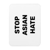 アストップジア人の憎しみ、白黒記号 マグネット (縦)