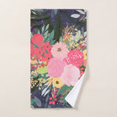 アストラエレガントル·アウラ·ウィンター·フローラ&金ゴールド·ドット バスタオルセット (ハンドタオル)