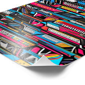 アストラクト・ウォル・アート フォトプリント            (角)