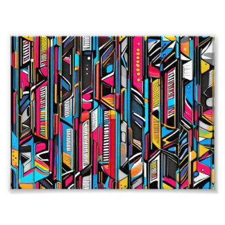 アストラクト・ウォル・アート フォトプリント           