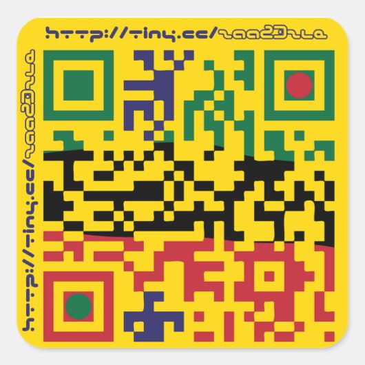 アストラスタジオズQRcode スクエアシール (正面)