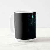 アストラルオウル - 宇宙の夜の知恵 コーヒーマグカップ (正面左)