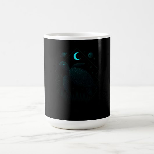 アストラルタートル - 宇宙の古代の知恵 コーヒーマグカップ (中央)