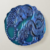 アストラルチドラゴンタイガースピリット陰陽 ラウンドクッション (裏面)