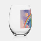 アストラルライトソウルトラベルプログラム水 ステムなしワイングラス (右)