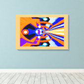 アストラル予言アート キャンバスプリント (インサイチュ (ウッドフロア))