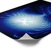 アストラル光型枠 – 宇宙フラックス ポスター (角)