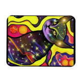 アストラル猫 –  マグネット (横)