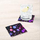 アストラル銀河系ダストコースター – 宇宙テーブルプロテクター スクエアペーパーコースター (インサイチュ)