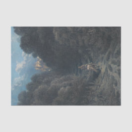 アストラート城に近づくランスロット 薄葉紙