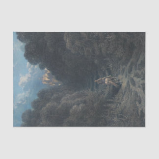 アストラート城に近づくランスロット 薄葉紙